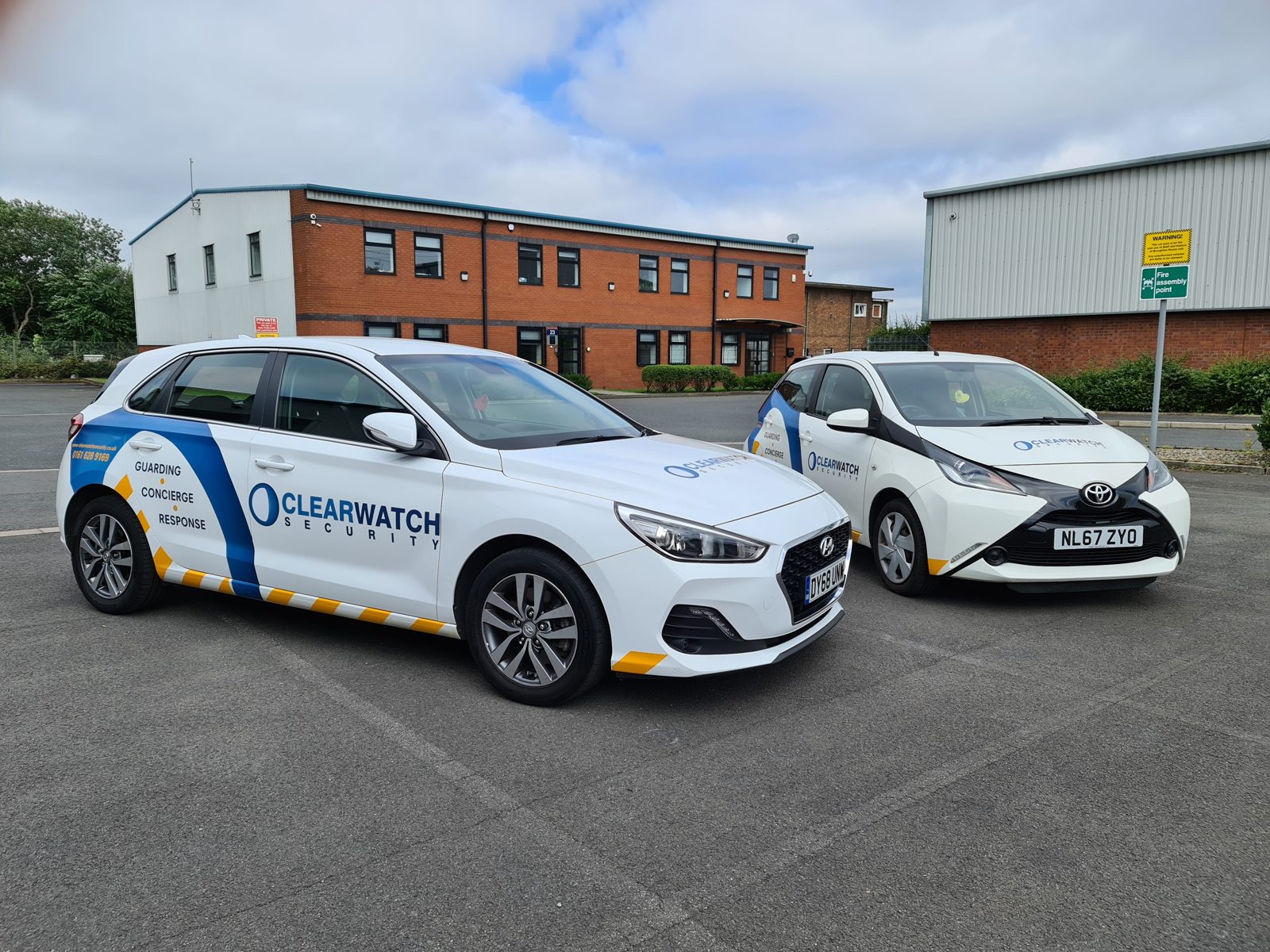 Clear Watch Security patrol vehicles